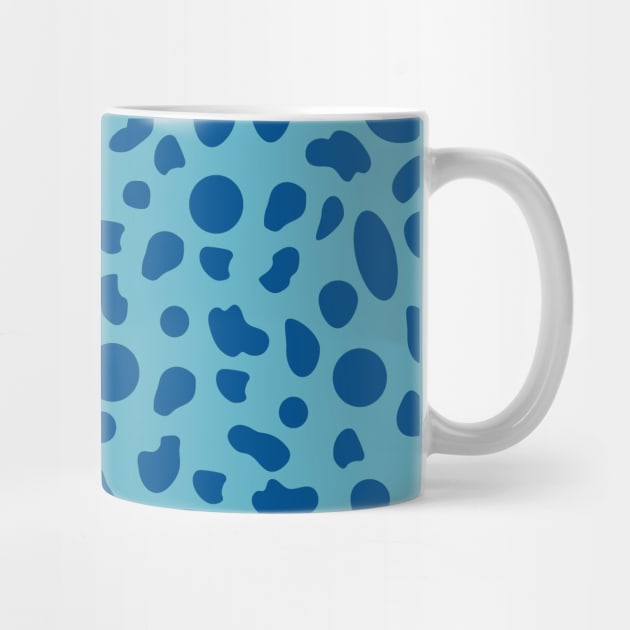 Abstract blue shapes pattern design by Digital Mag Store